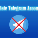حذف حساب تلگرام